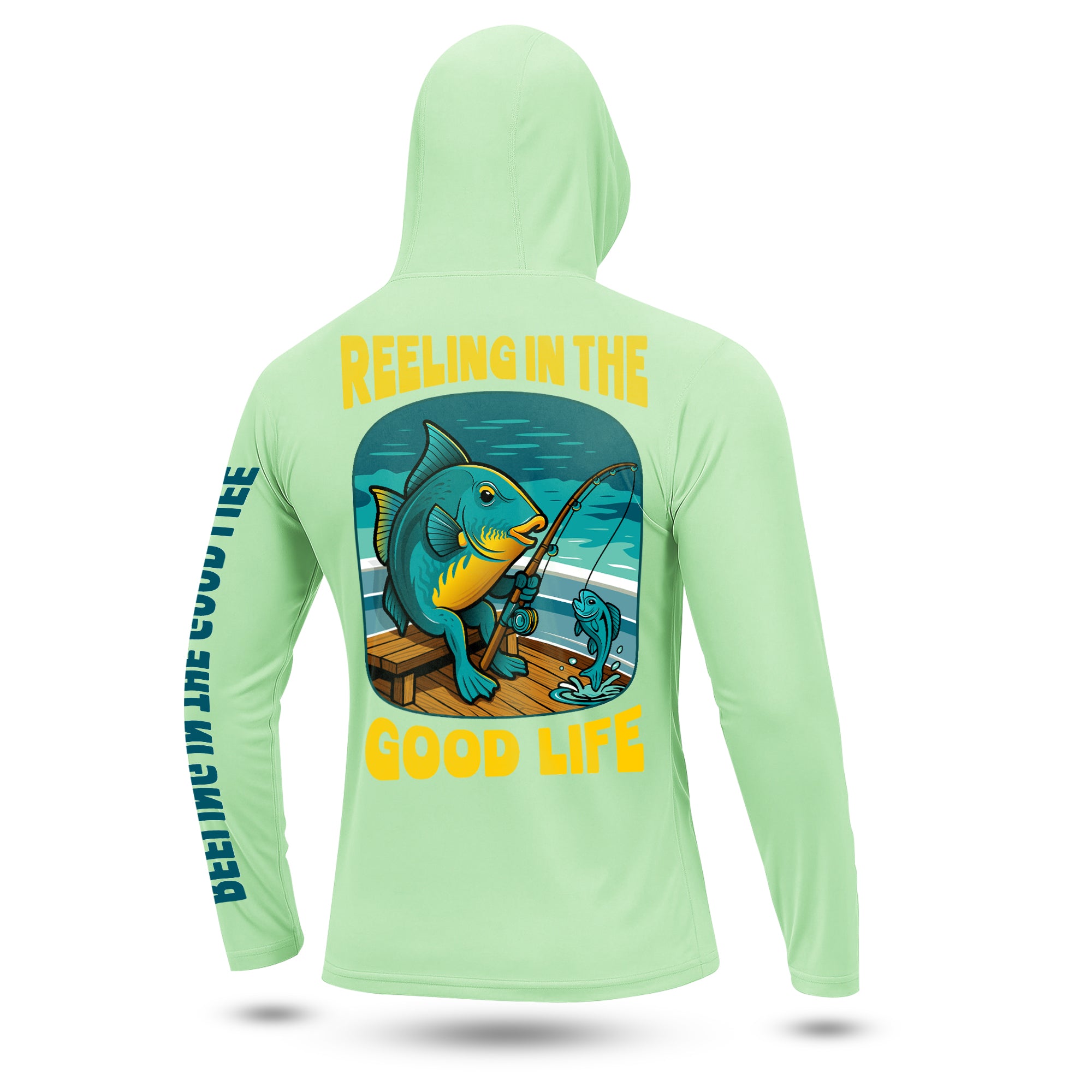 3-d hoodies fishing reel Men's Fishing Hoodie-Quick Dry UV Protection|Performance – Reeling In The  Goodlife