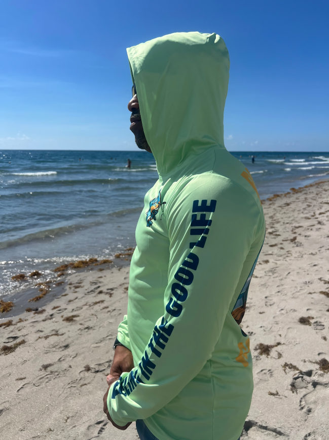 Lime Bite Performance Hoodie Long Sleeve